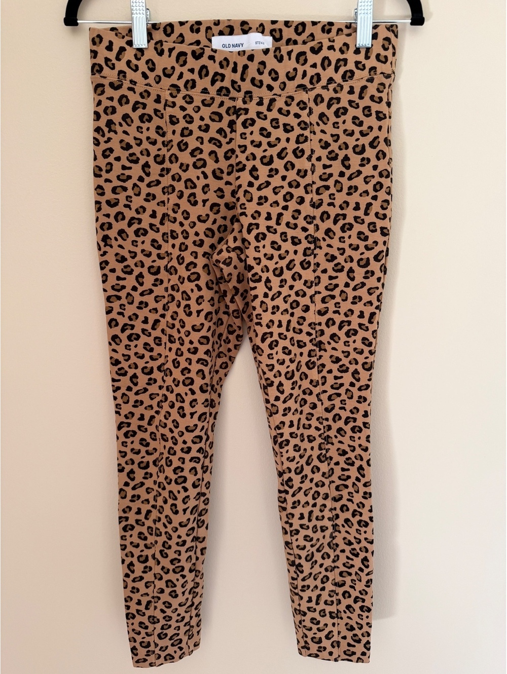 S Old Navy Stevie Leopard Leggings/Skinny Ankle Pants